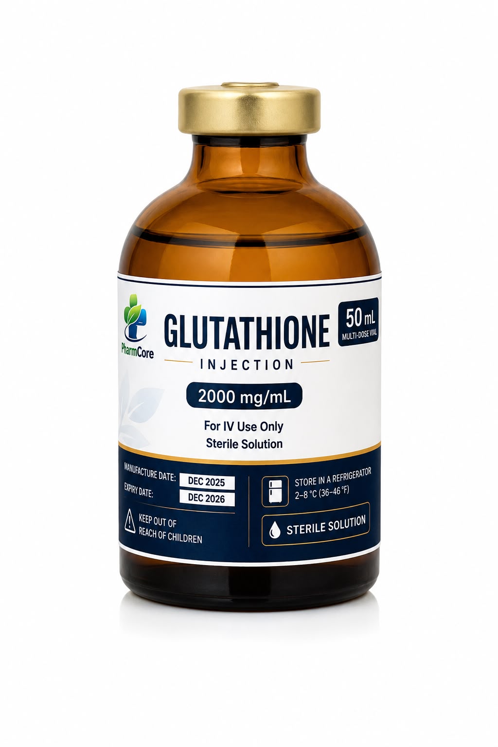 Glutathione vial